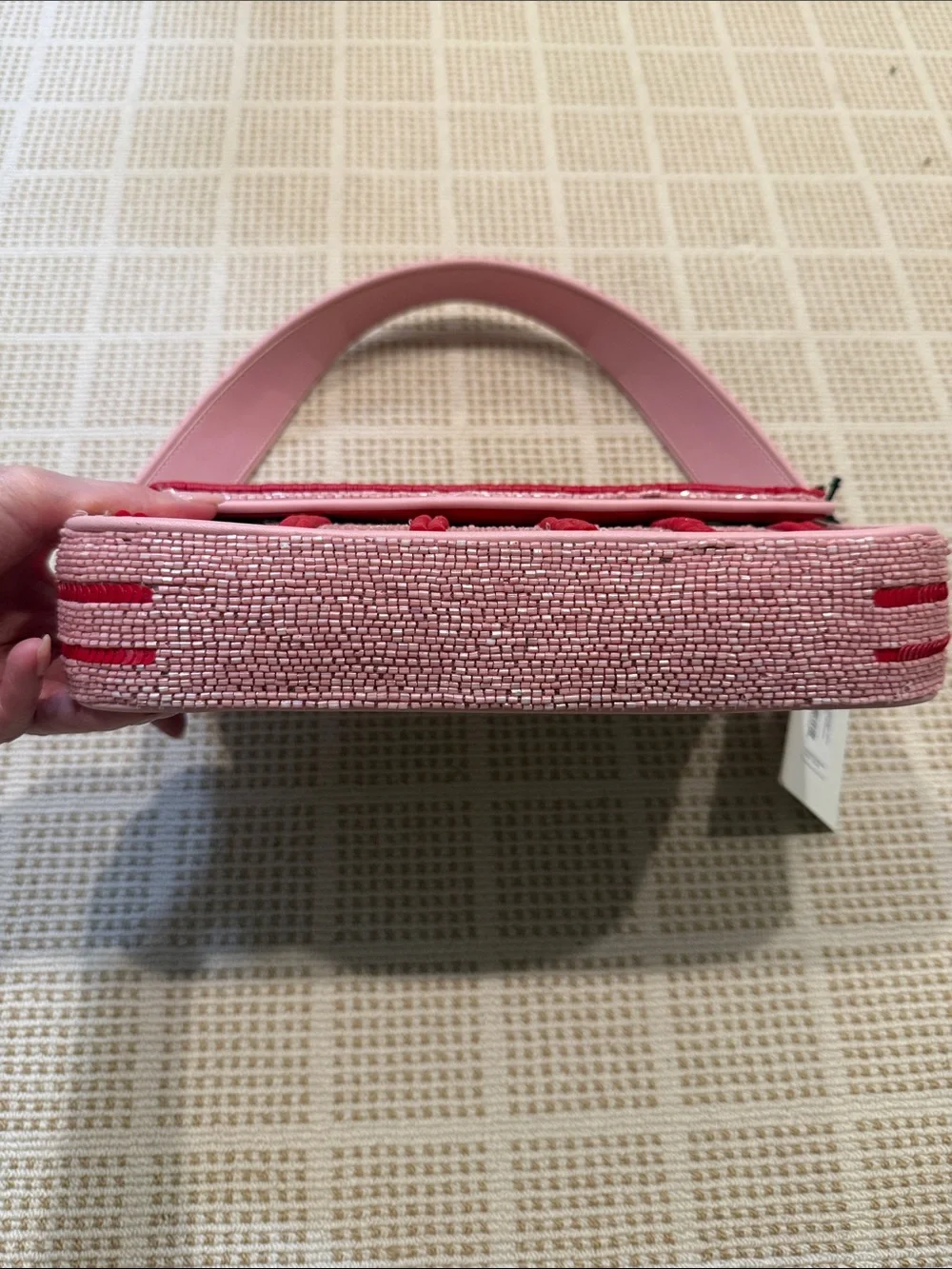 STAUD Tommy Beaded Bag in Montauk Stripe - Picture 6 of 6